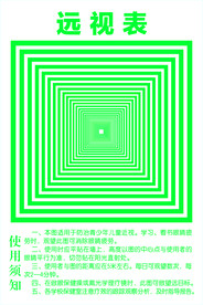 远视表
