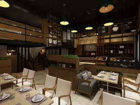咖啡甜品室内装饰设计效果图