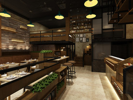 咖啡店设计效果图