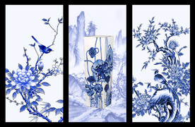 青花瓷无款画