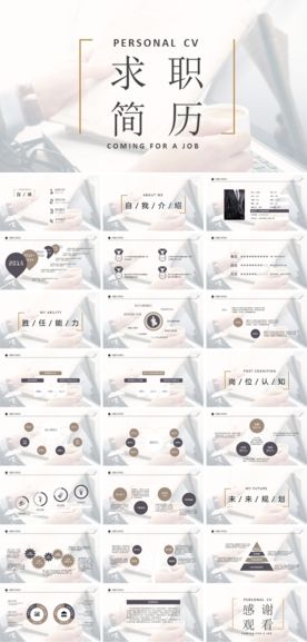 个人述职年终总结工作汇报PPT