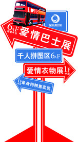 异形指示牌