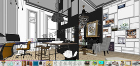 美式LOFT混搭工作室