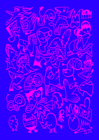 潮流卡通插画