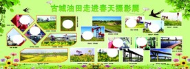 春季摄影展板