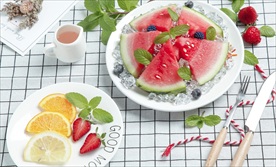 夏日西瓜果盘