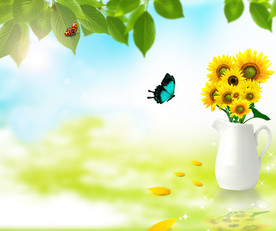 风景画 移门设计