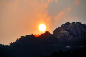 崂山晚霞