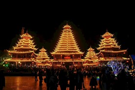 芷江鼓楼夜景