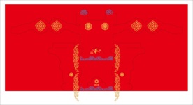 一款状元帽设计图