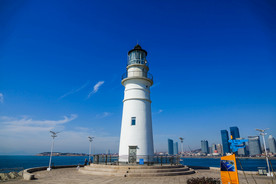 青岛情人坝灯塔