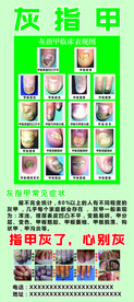 灰指甲 展架