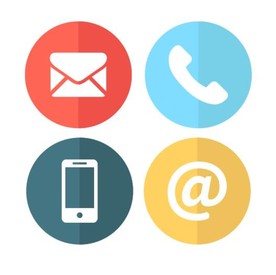 图标 手机 电话 邮件