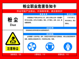 危害告知牌
