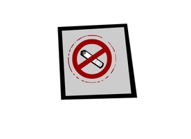 禁止吸烟警告牌提示牌