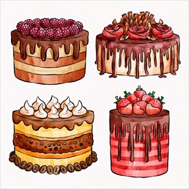 手绘蛋糕