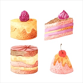 手绘蛋糕