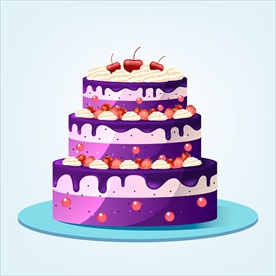 手绘蛋糕