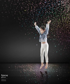 粒子光效儿童影楼写真相册模板