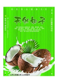 椰子海报