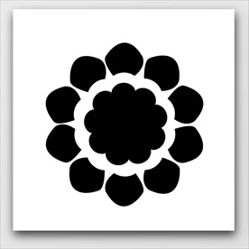 剪纸玫瑰花图片