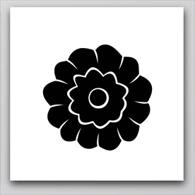 剪纸玫瑰花图片