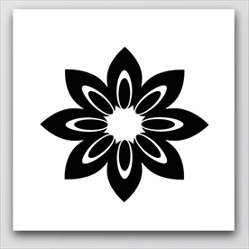 剪纸玫瑰花图片