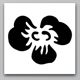 剪纸玫瑰花图片