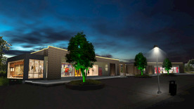 夜景亮化效果图