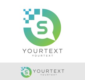 字母s标志logo设计