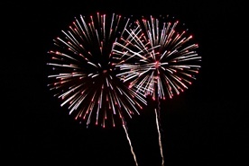 烟花 新年 新年素材 彩色 喜