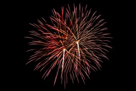 烟花 新年 新年素材 彩色 喜