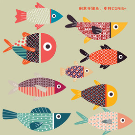 卡通鱼