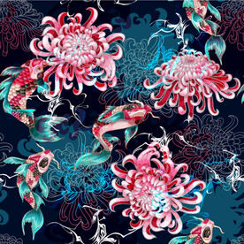 菊花鲤鱼