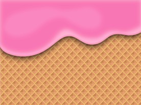 矢量彩色卡通冰淇淋图案