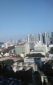 蓝天下的城市