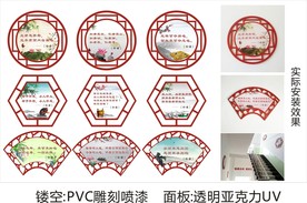 古典异型展板