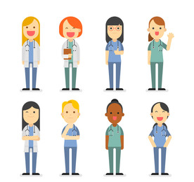 创意医务人员设计