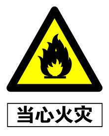 当心火灾