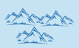 大山 背景 标志 自然 山
