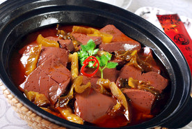 香辣鸭血