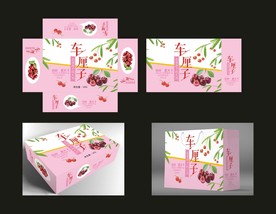 车厘子礼品盒（天地盖+手提袋）