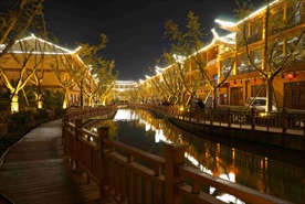 妥乐银杏村夜景