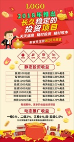 金融理财招商海报