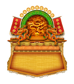 古建筑中国龙