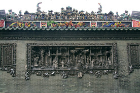 广东传统建筑陈家祠屋檐