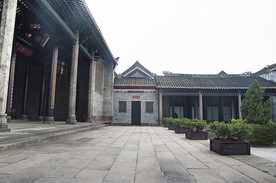 岭南古建筑民居庭院