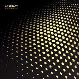 金色圆点底纹