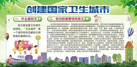 创建国家卫生城市