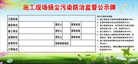 工地 环境 管理  牌